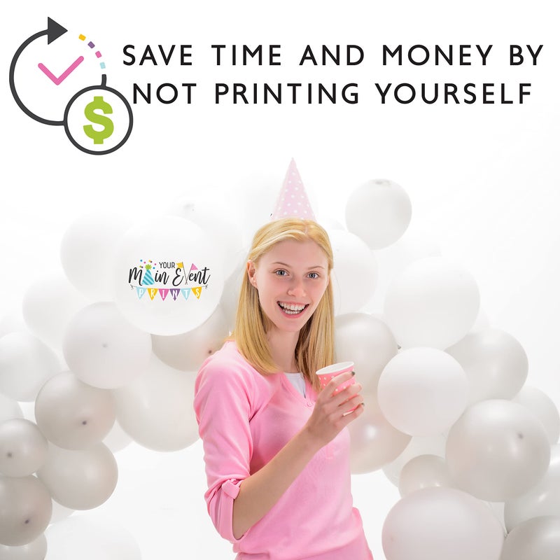 Your Main Event Prints Ladybug Birthday Invitation - Lady Bug Party Invite - 20 Fill-In Style with Envelopes - Little Lady Girl Birthday Invitations - White Envelopes Included - Image 5